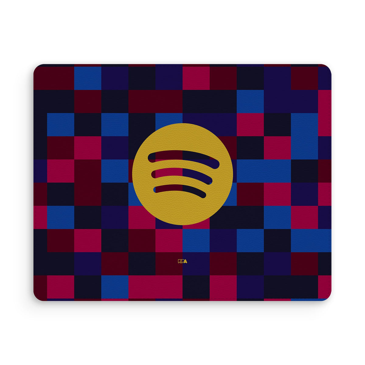 Mouse pad with the Barcelona 2026-27 Prematch football shirt design by RIPA Football