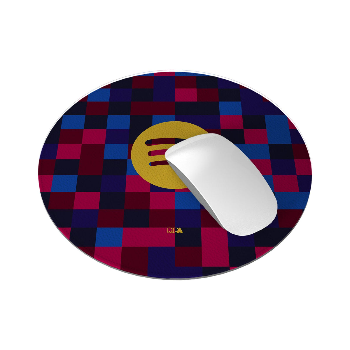 Mouse pad with the Barcelona 2026-27 Prematch football shirt design by RIPA Football
