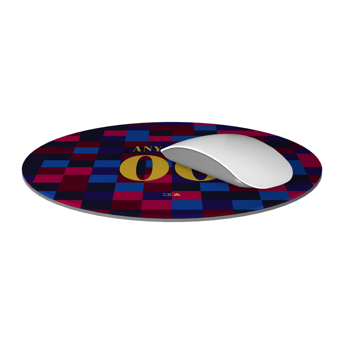 Mouse pad with the Barcelona 2026-27 Prematch football shirt design by RIPA Football