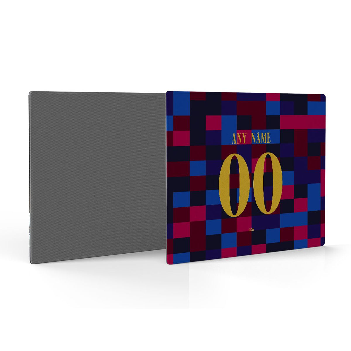 Mouse pad with the Barcelona 2026-27 Prematch football shirt design by RIPA Football