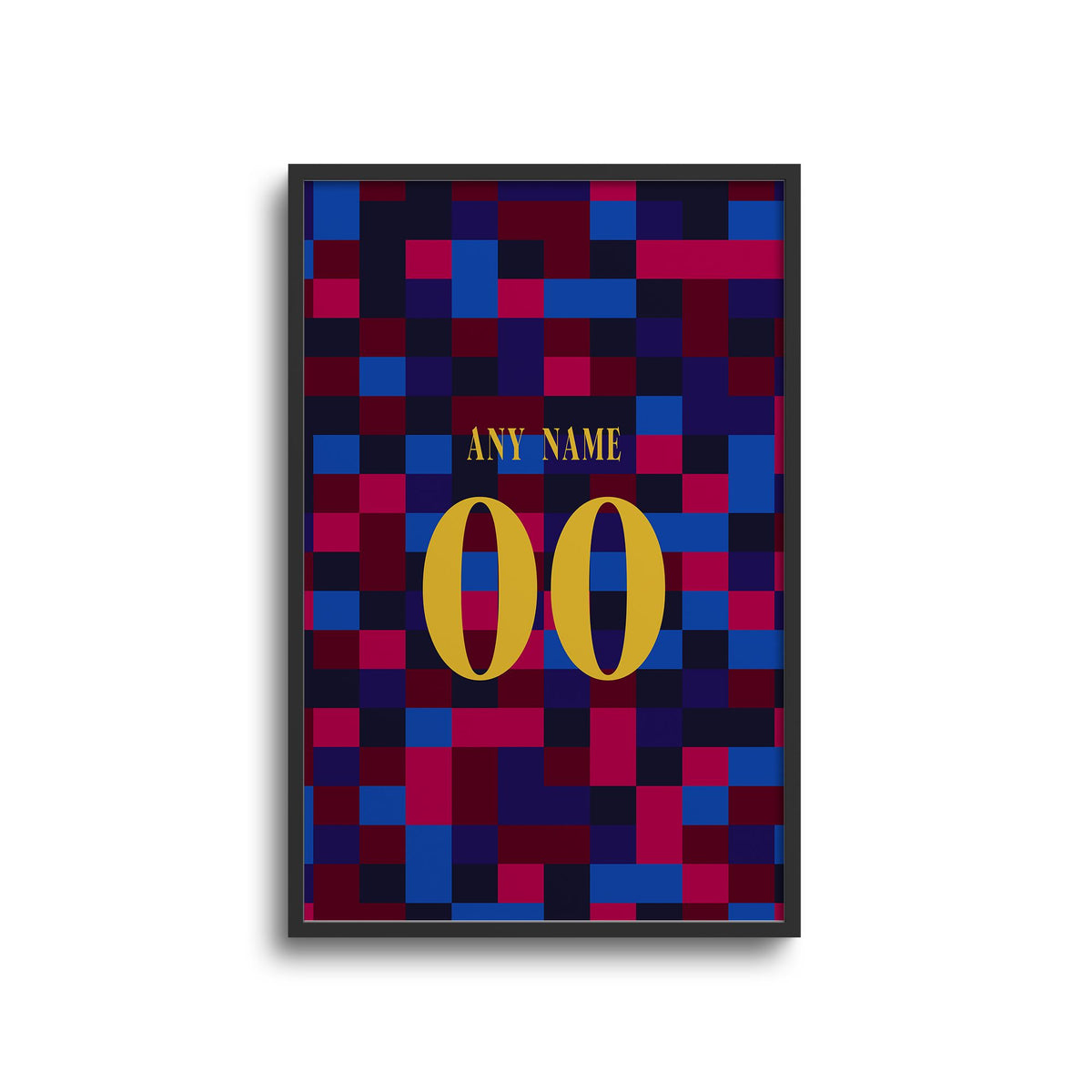 Print with the Barcelona 2026-27 Prematch football shirt design by RIPA Football