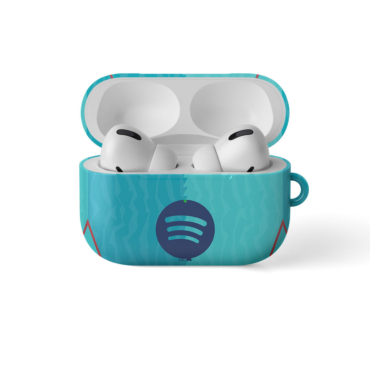 AirPods case with the Barcelona 2026-27 Third football shirt design by RIPA Football