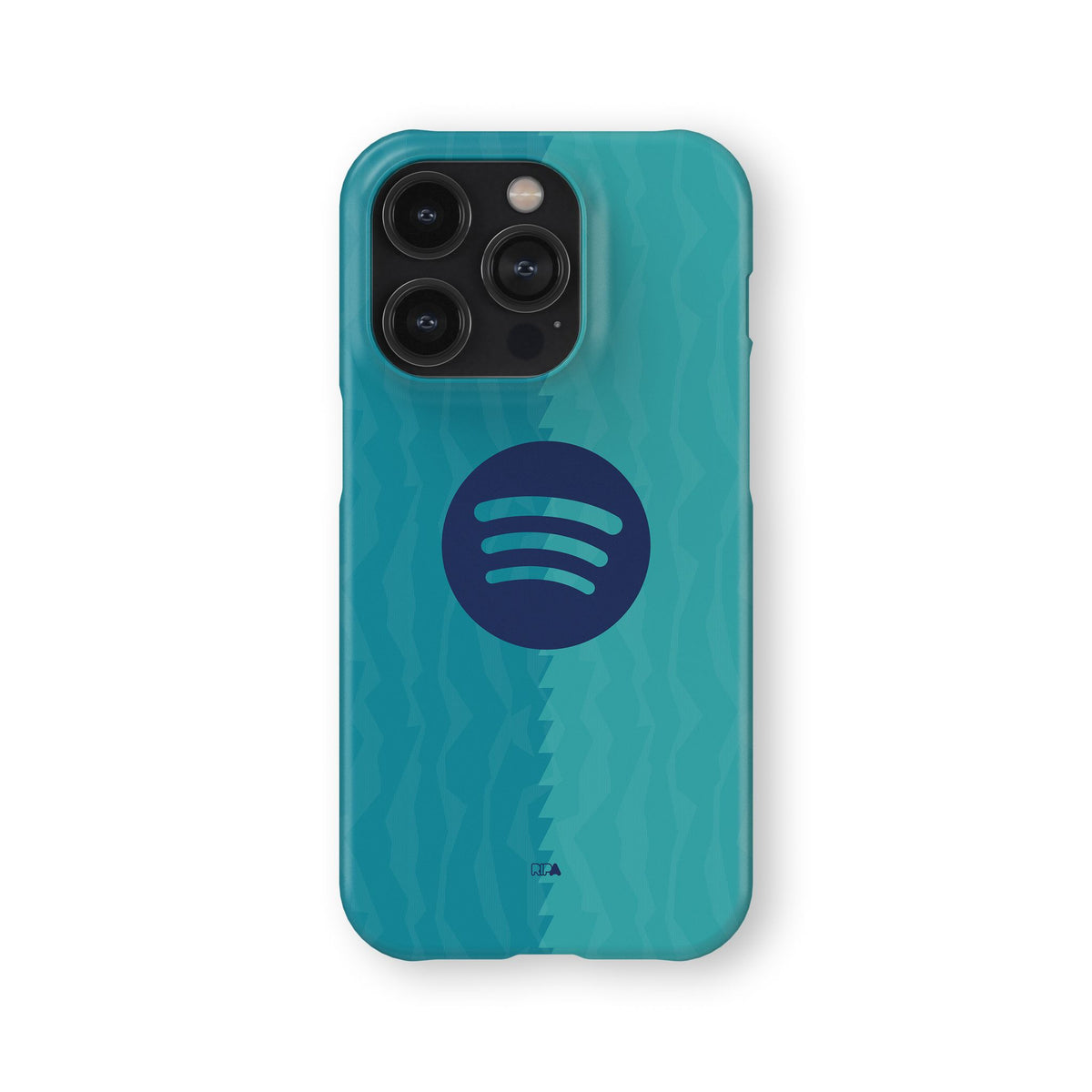 Phone case with the Barcelona 2026-27 Third football shirt design by RIPA Football