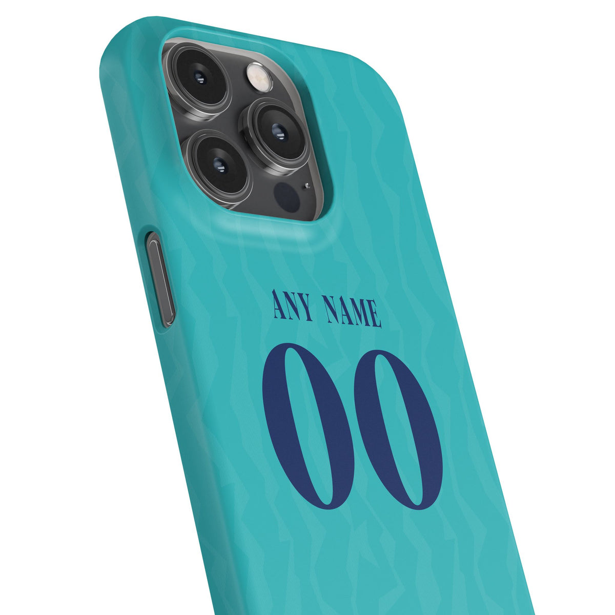 Phone case with the Barcelona 2026-27 Third football shirt design by RIPA Football