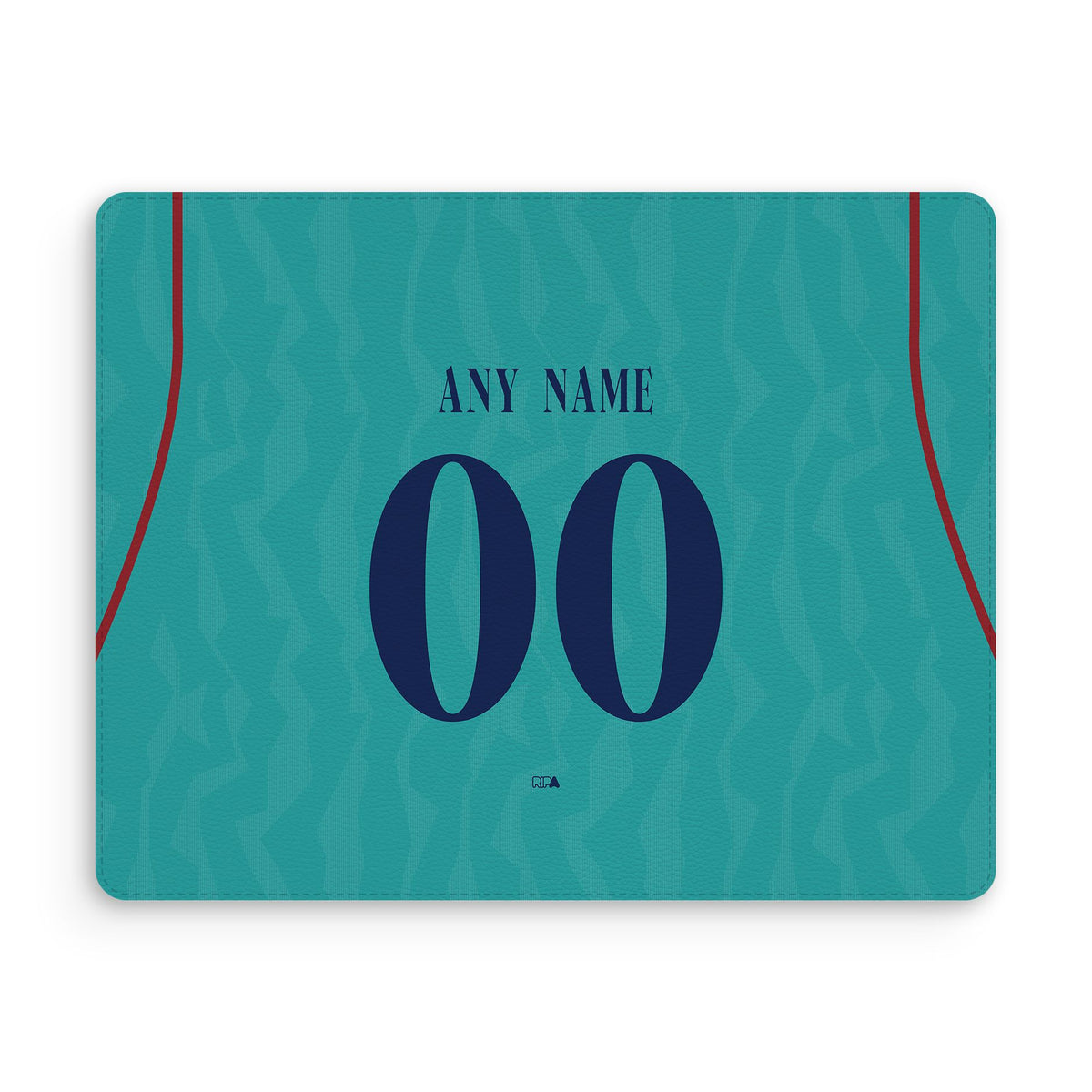 Mouse pad with the Barcelona 2026-27 Third football shirt design by RIPA Football