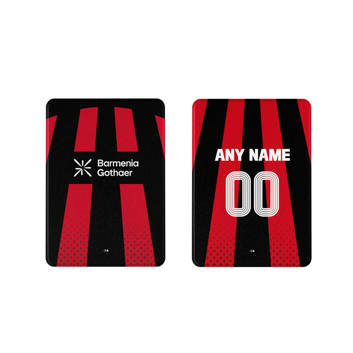 iPad case with the Bayer 04 Leverkusen 2026-27 Home football shirt design by RIPA Football