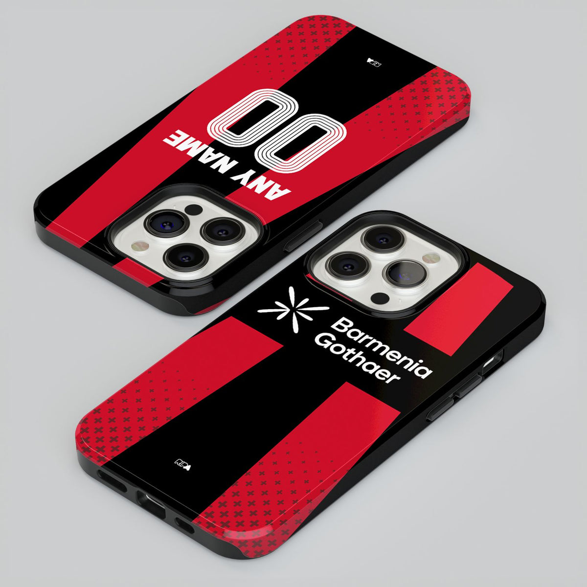 Phone case with the Bayer 04 Leverkusen 2026-27 Home football shirt design by RIPA Football