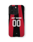 Phone case with the Bayer 04 Leverkusen 2026-27 Home football shirt design by RIPA Football