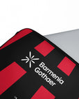 Laptop sleeve with the Bayer 04 Leverkusen 2026-27 Home football shirt design by RIPA Football