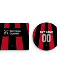 Mouse pad with the Bayer 04 Leverkusen 2026-27 Home football shirt design by RIPA Football