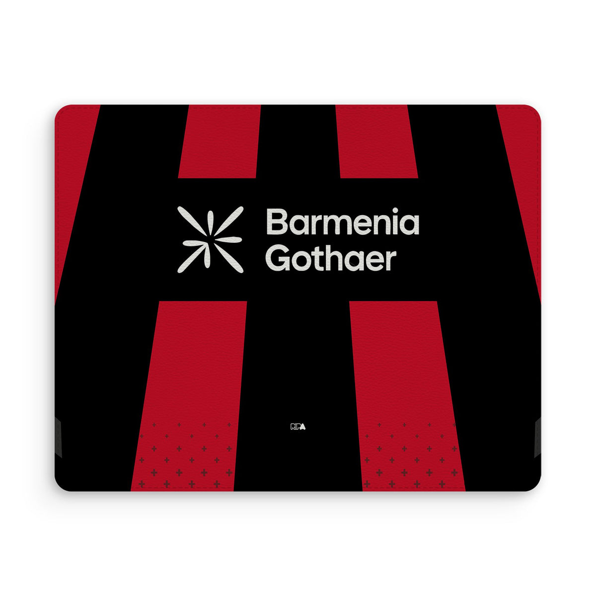 Mouse pad with the Bayer 04 Leverkusen 2026-27 Home football shirt design by RIPA Football