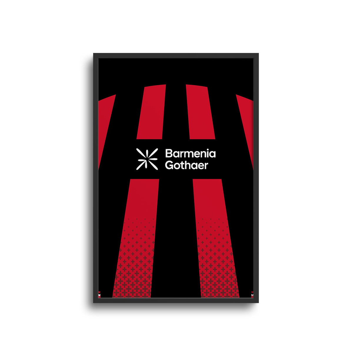 Print with the Bayer 04 Leverkusen 2026-27 Home football shirt design by RIPA Football