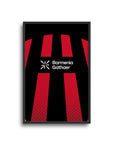 Print with the Bayer 04 Leverkusen 2026-27 Home football shirt design by RIPA Football