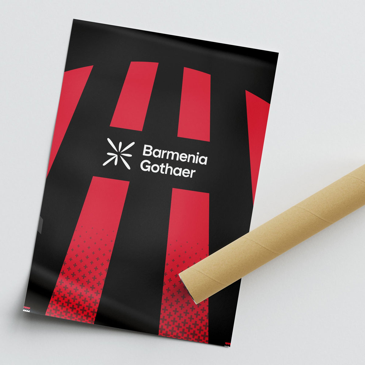 Print with the Bayer 04 Leverkusen 2026-27 Home football shirt design by RIPA Football