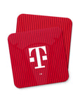 Coaster with the Bayern Munich 2026-27 Home football shirt design by RIPA Football