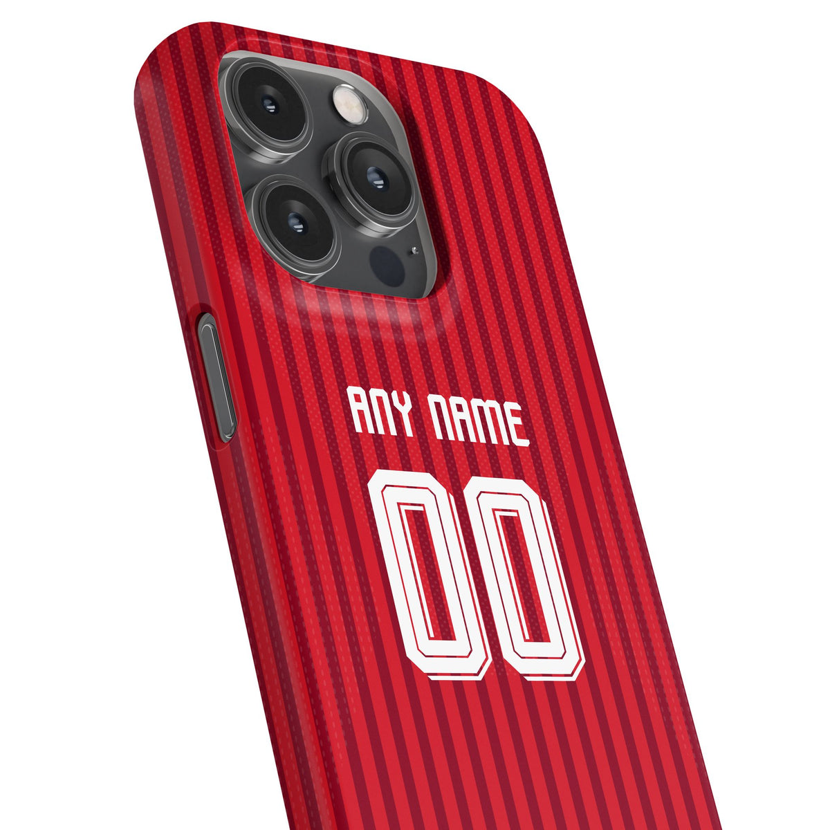 Phone case with the Bayern Munich 2026-27 Home football shirt design by RIPA Football