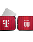 Laptop sleeve with the Bayern Munich 2026-27 Home football shirt design by RIPA Football