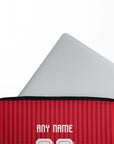 Laptop sleeve with the Bayern Munich 2026-27 Home football shirt design by RIPA Football