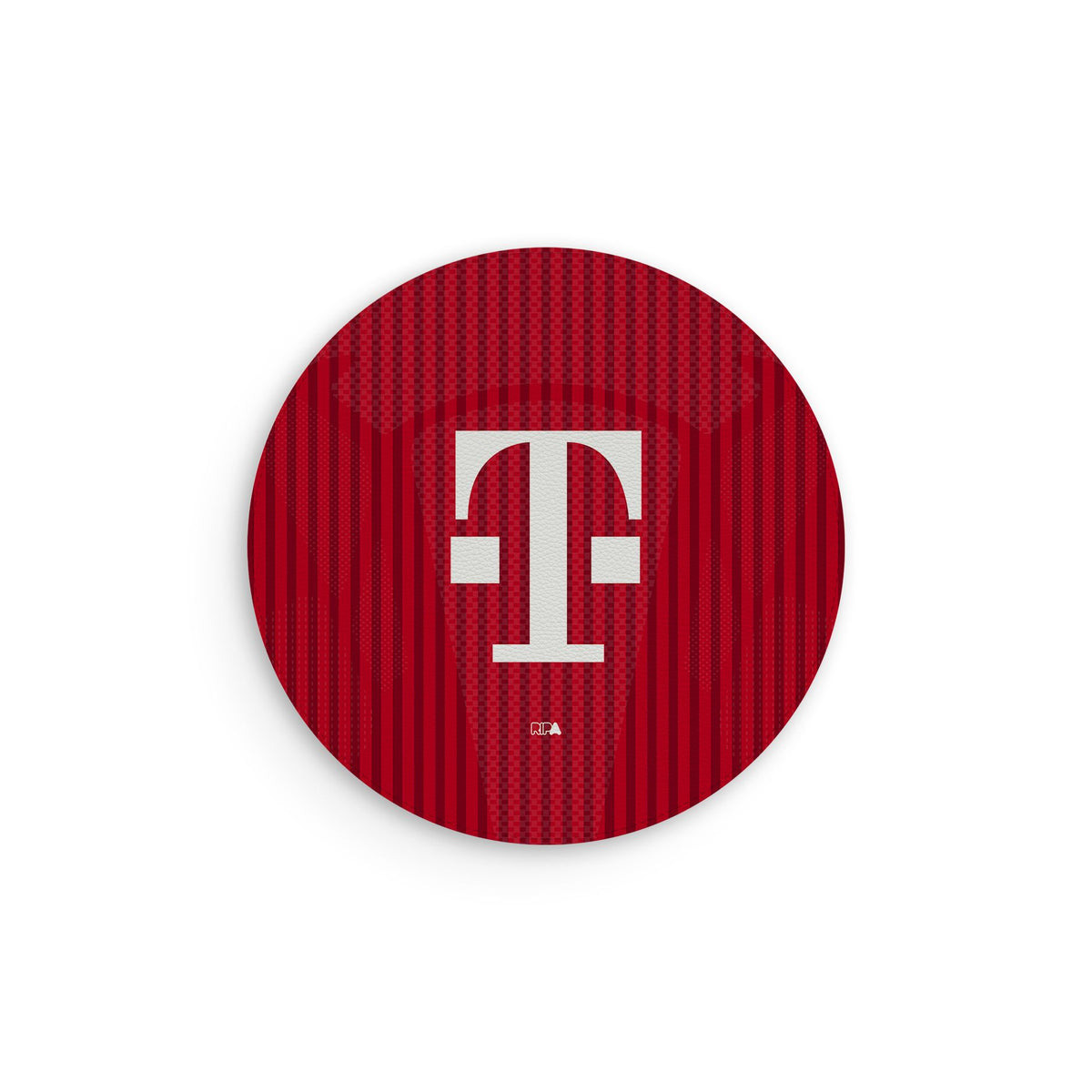Mouse pad with the Bayern Munich 2026-27 Home football shirt design by RIPA Football