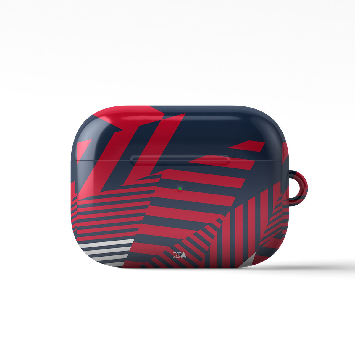 AirPods case with the Bayern Munich 2026-27 Prematch football shirt design by RIPA Football
