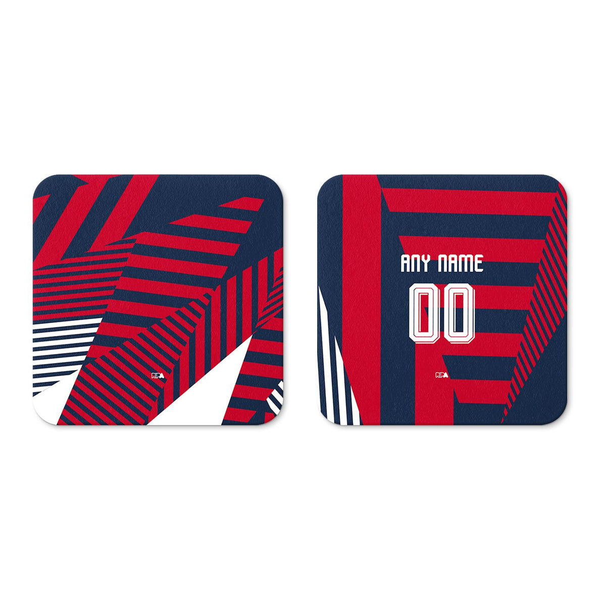 Coaster with the Bayern Munich 2026-27 Prematch football shirt design by RIPA Football