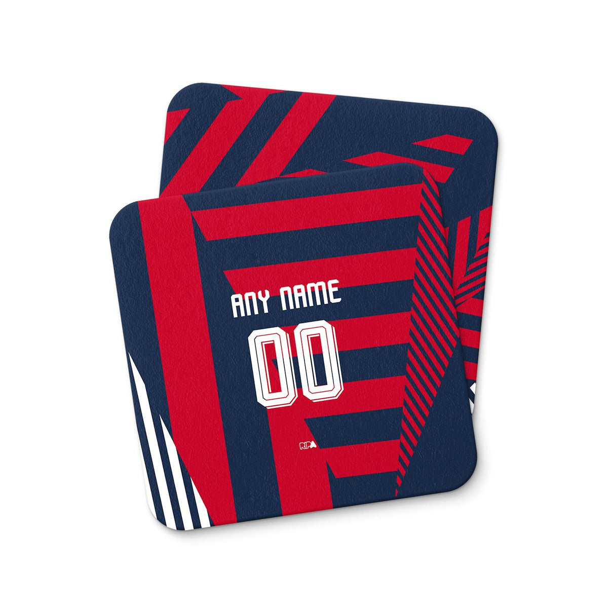 Coaster with the Bayern Munich 2026-27 Prematch football shirt design by RIPA Football