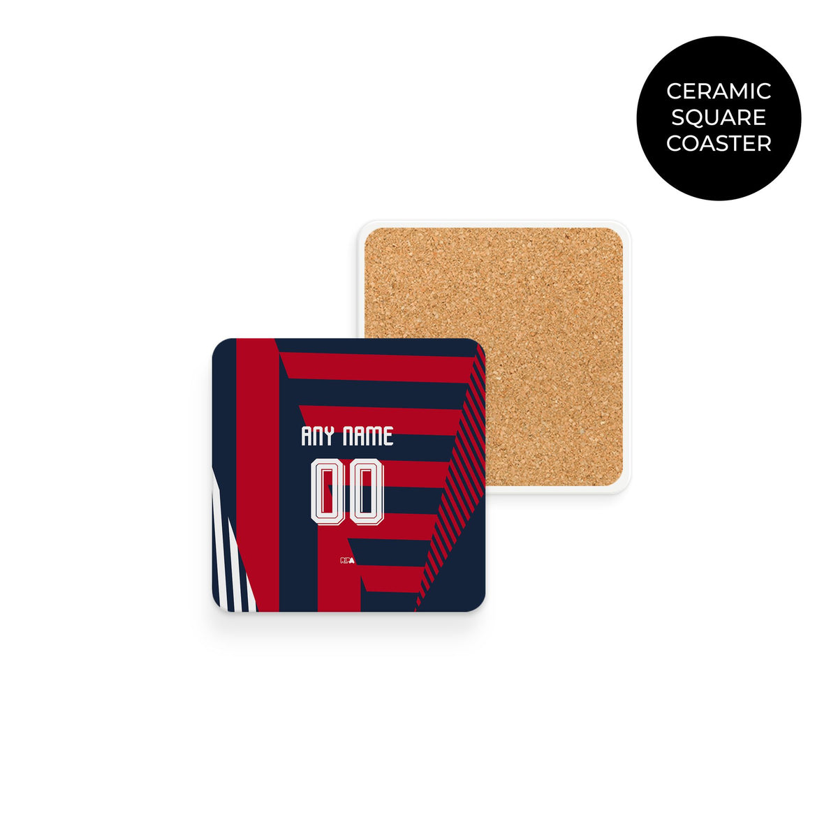 Coaster with the Bayern Munich 2026-27 Prematch football shirt design by RIPA Football