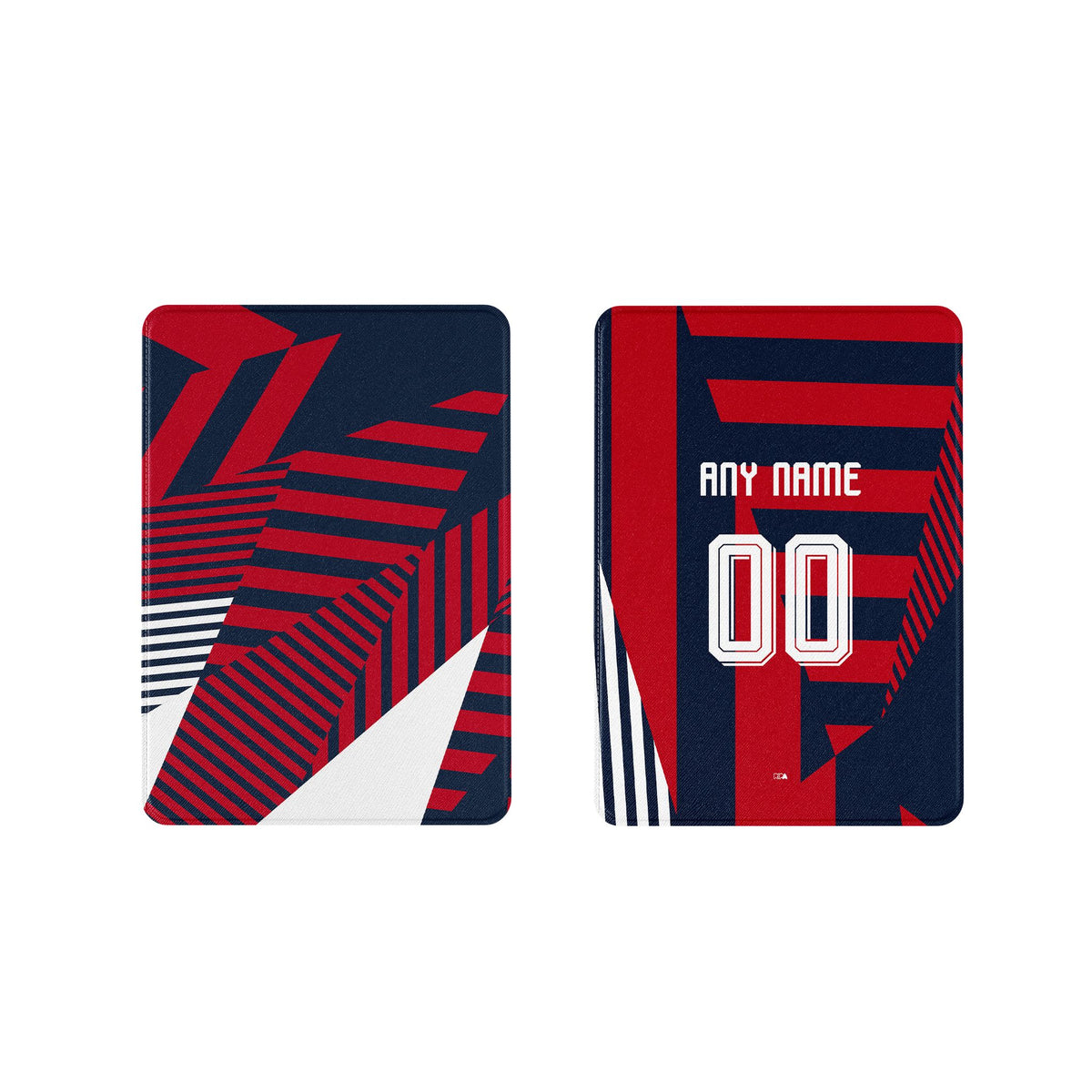 iPad case with the Bayern Munich 2026-27 Prematch football shirt design by RIPA Football