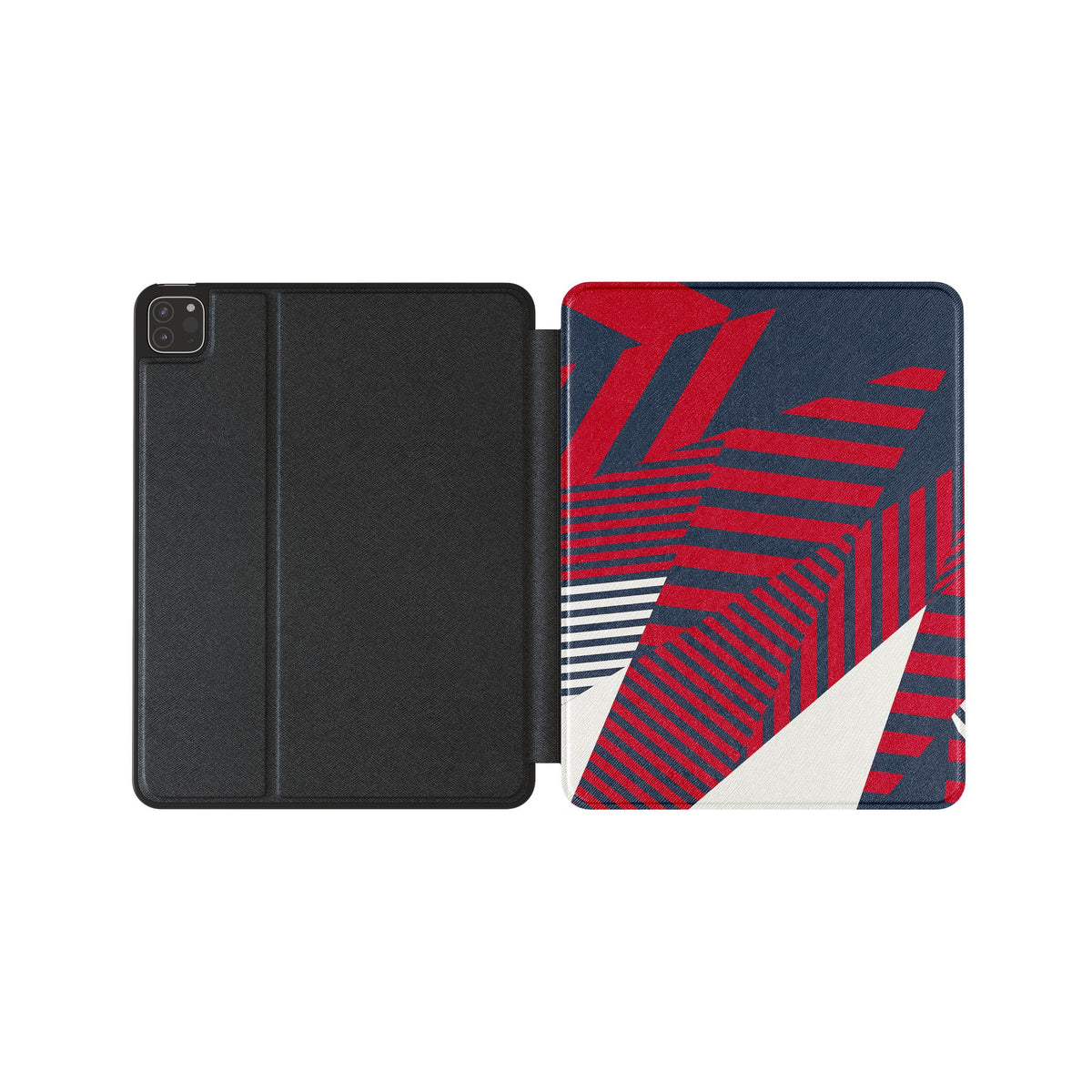 iPad case with the Bayern Munich 2026-27 Prematch football shirt design by RIPA Football