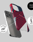 Phone case with the Bayern Munich 2026-27 Prematch football shirt design by RIPA Football