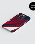 Phone case with the Bayern Munich 2026-27 Prematch football shirt design by RIPA Football