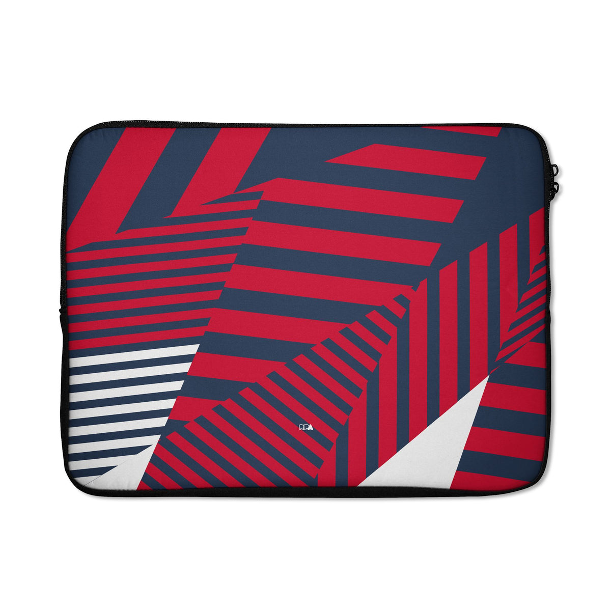 Laptop sleeve with the Bayern Munich 2026-27 Prematch football shirt design by RIPA Football