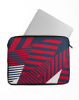 Laptop sleeve with the Bayern Munich 2026-27 Prematch football shirt design by RIPA Football