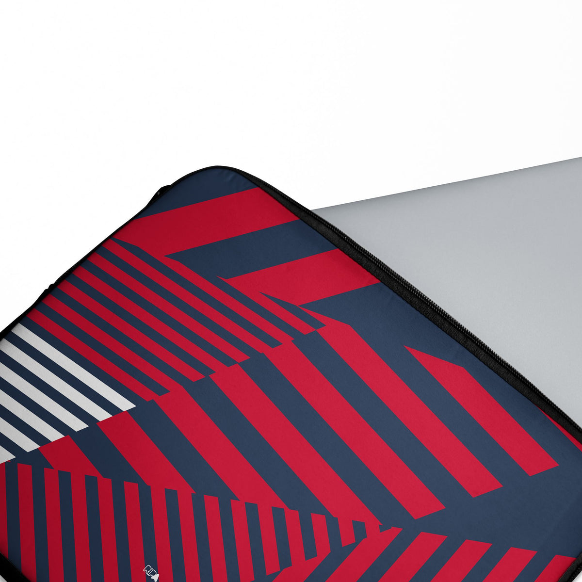 Laptop sleeve with the Bayern Munich 2026-27 Prematch football shirt design by RIPA Football