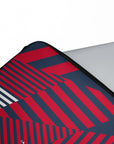 Laptop sleeve with the Bayern Munich 2026-27 Prematch football shirt design by RIPA Football