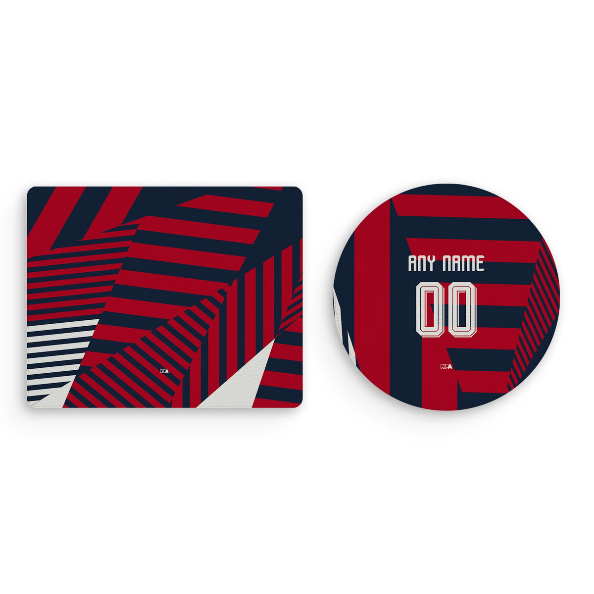 Mouse pad with the Bayern Munich 2026-27 Prematch football shirt design by RIPA Football