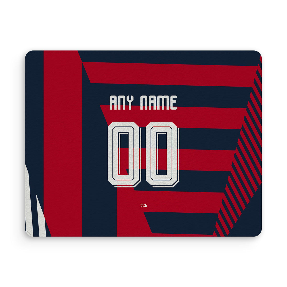 Mouse pad with the Bayern Munich 2026-27 Prematch football shirt design by RIPA Football