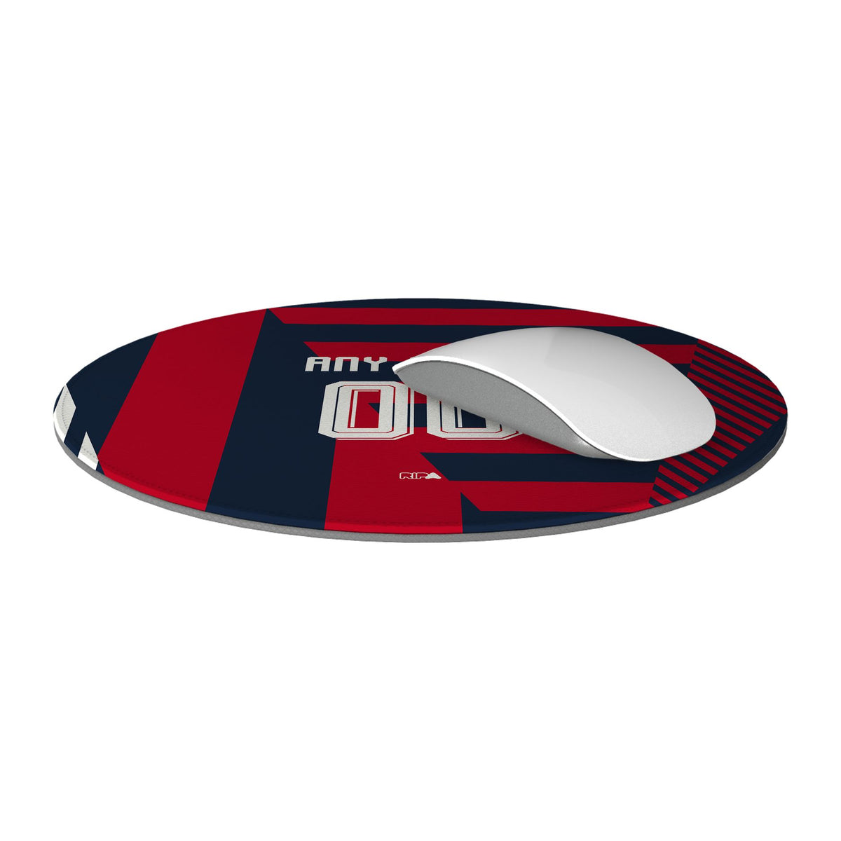 Mouse pad with the Bayern Munich 2026-27 Prematch football shirt design by RIPA Football