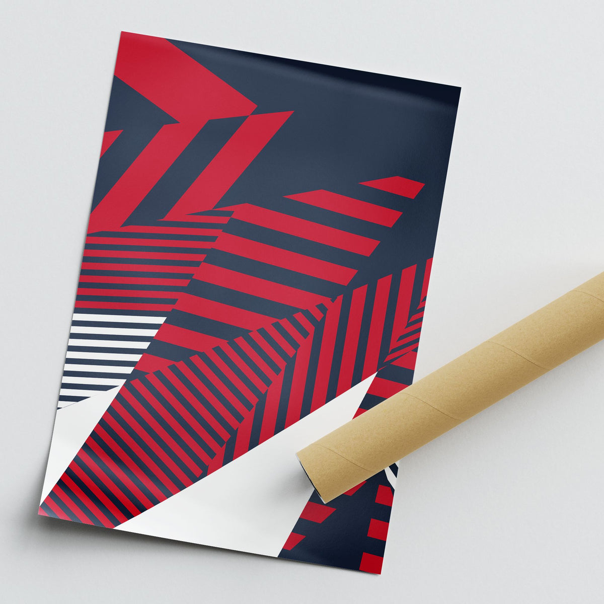 Print with the Bayern Munich 2026-27 Prematch football shirt design by RIPA Football