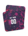 Coaster with the Bayern Munich 2026-27 Third football shirt design by RIPA Football