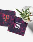 Coaster with the Bayern Munich 2026-27 Third football shirt design by RIPA Football