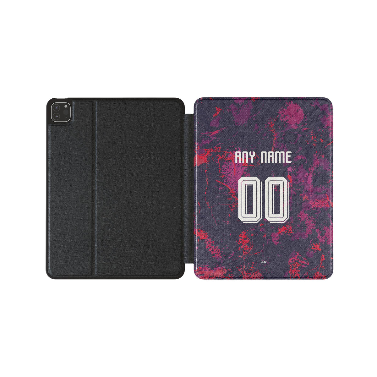 iPad case with the Bayern Munich 2026-27 Third football shirt design by RIPA Football