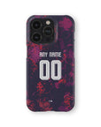 Phone case with the Bayern Munich 2026-27 Third football shirt design by RIPA Football