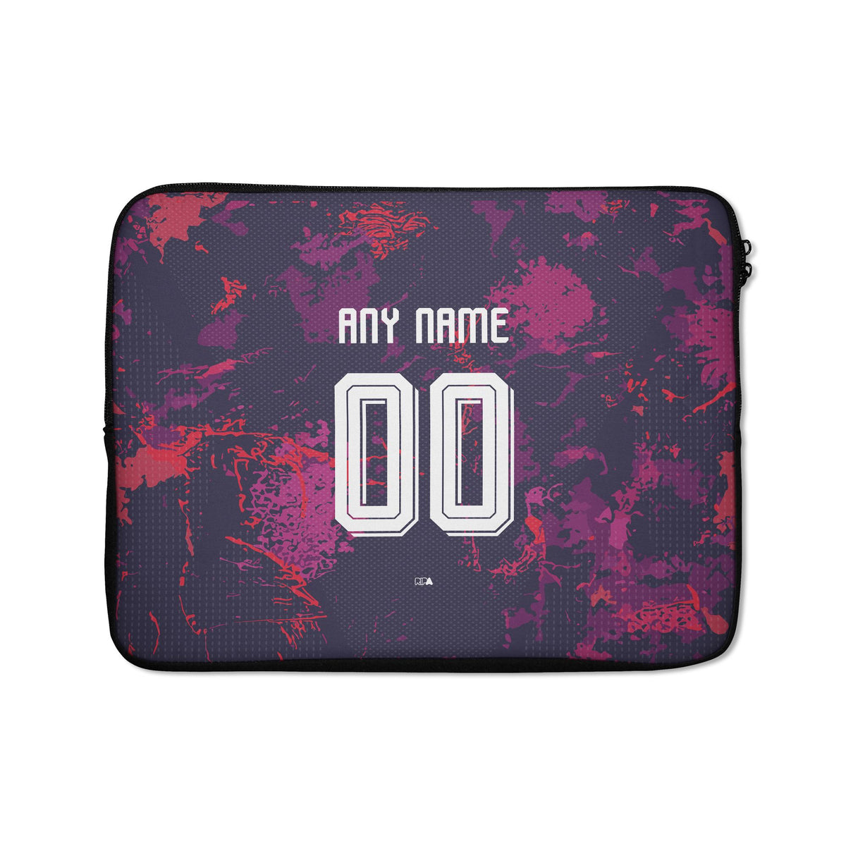 Laptop sleeve with the Bayern Munich 2026-27 Third football shirt design by RIPA Football