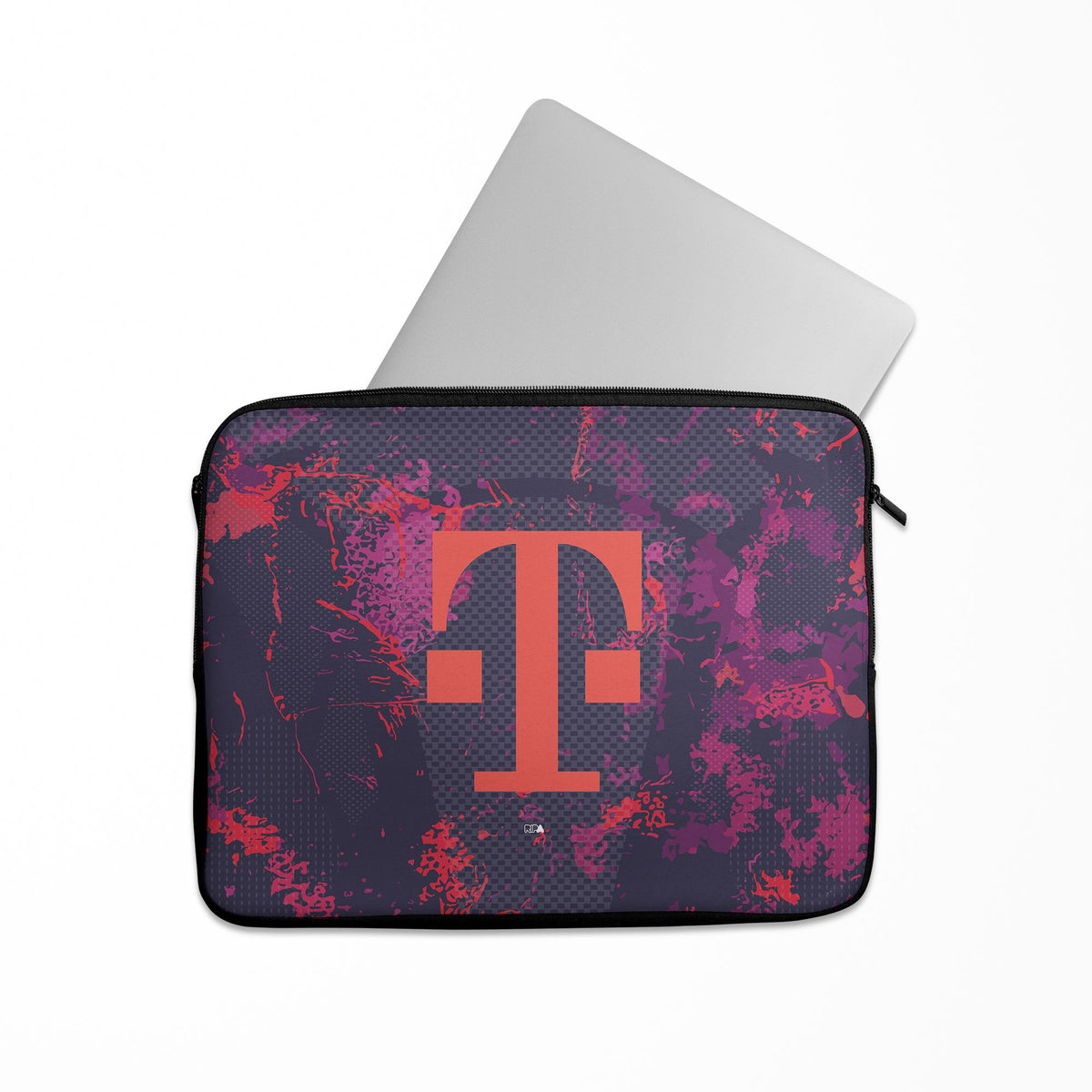 Laptop sleeve with the Bayern Munich 2026-27 Third football shirt design by RIPA Football