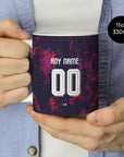 Mug with the Bayern Munich 2026-27 Third football shirt design by RIPA Football
