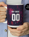 Mug with the Bayern Munich 2026-27 Third football shirt design by RIPA Football