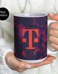 Mug with the Bayern Munich 2026-27 Third football shirt design by RIPA Football
