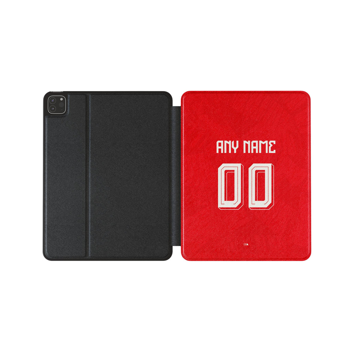 iPad case with the Benfica 2026-27 Home football shirt design by RIPA Football