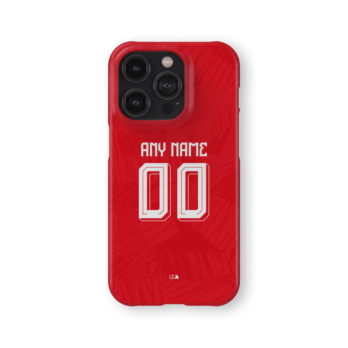 Phone case with the Benfica 2026-27 Home football shirt design by RIPA Football
